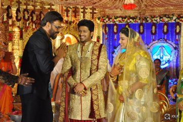 Music Director Koti Son Rajeev Wedding Reception Photos